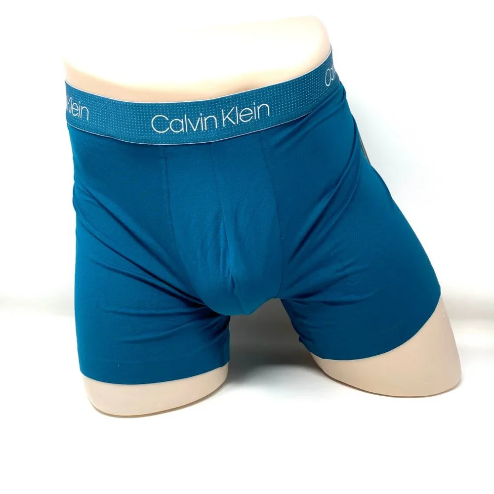 Calvin Klein Boxer Brief Blue Mesh Air Fx Tech Moisture Wicking NB2754460 - Picture 1 of 6